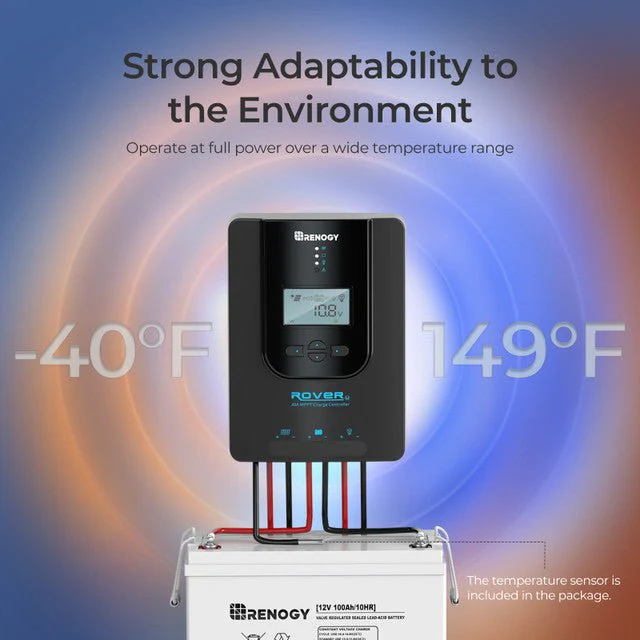 Renogy Rover Li 40 Amp MPPT Solar Charge Controller + Bluetooth Module (BT2) & Renogy ONE Core - Image 7