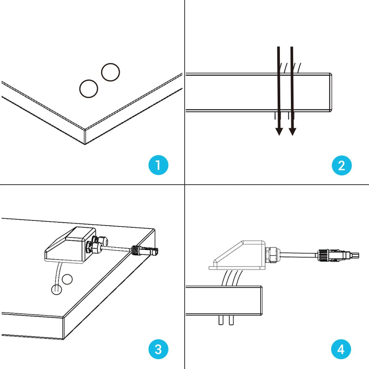 Renogy Solar Double Cable Entry Gland - Image 6