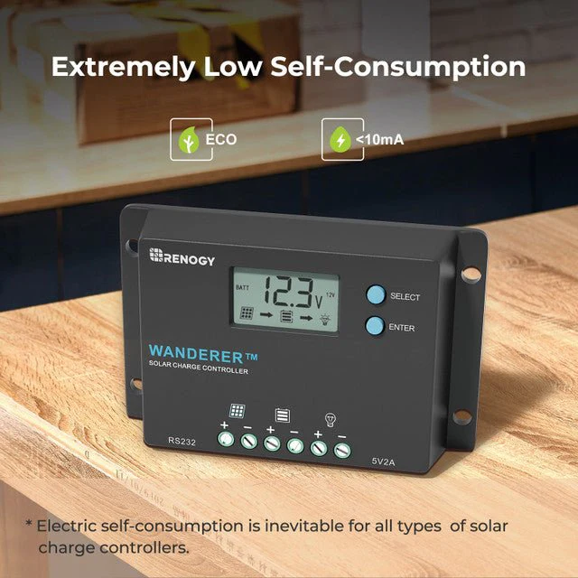 Renogy Wanderer 10A PWM Solar Charge Controller - Image 8