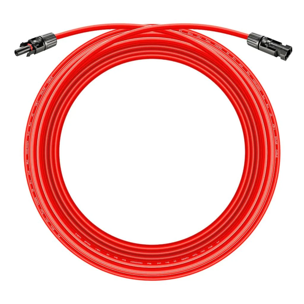 Rich Solar 10 Gauge (10AWG) 15 Feet Solar Panel Extension Cable Wire With Solar Connectors - Image 5