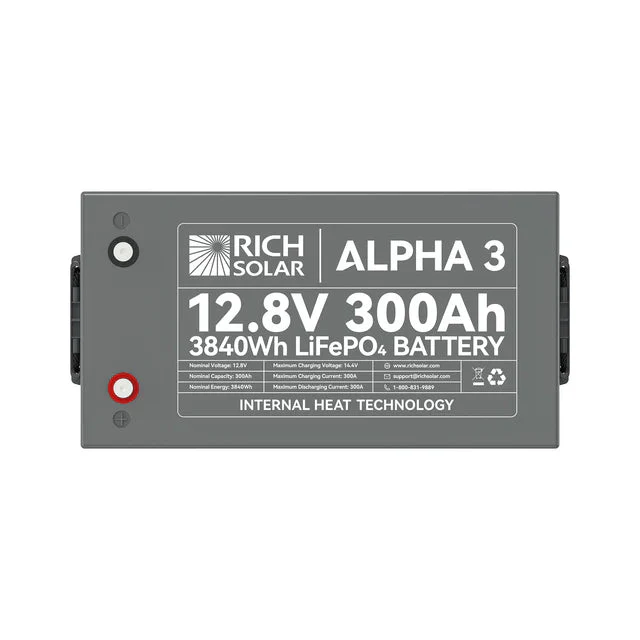 Rich Solar Alpha 3 12V 300Ah Lithium Iron Phosphate Battery - Image 5