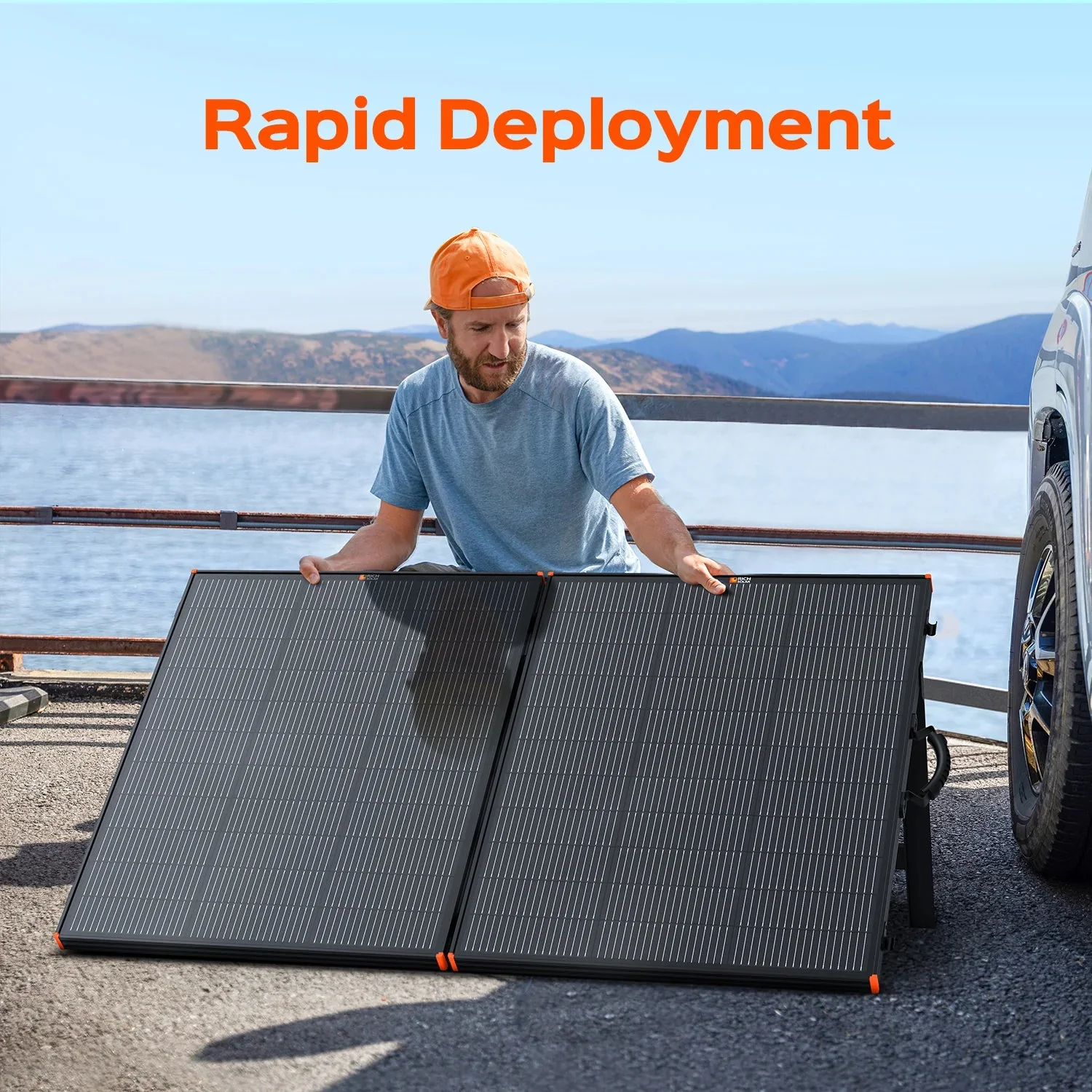 Rich Solar MEGA 200 Watt Portable Briefcase Solar Panel - Image 3