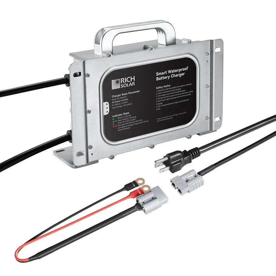 Rich Solar 48V (57.6V) Waterproof LiFePO4 Charger - Image 2