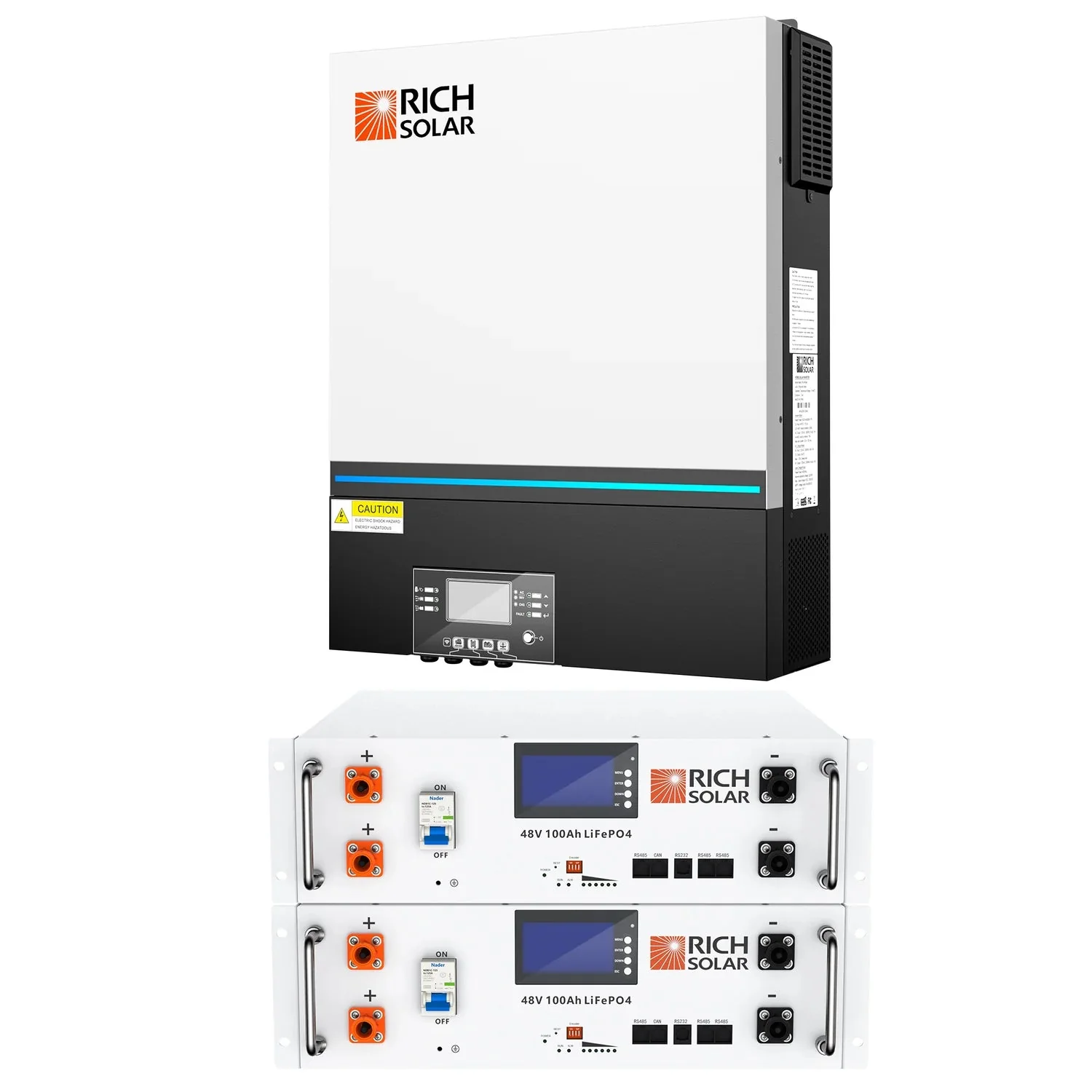 Rich Solar 6500 Watt (6.5KW) 48 Volt Off-Grid Hybrid Solar Inverters - Image 9