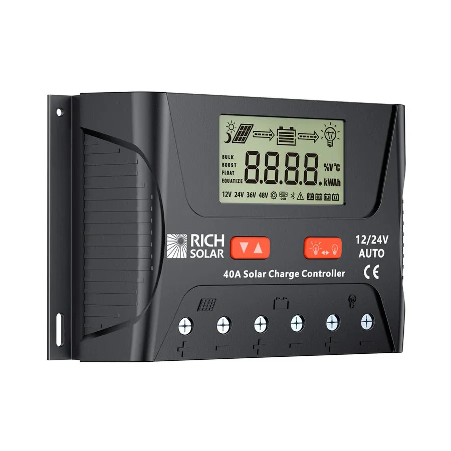 Rich Solar BRAVO LEGEND 40 40 Amp PWM Solar Charge Controller - Image 2