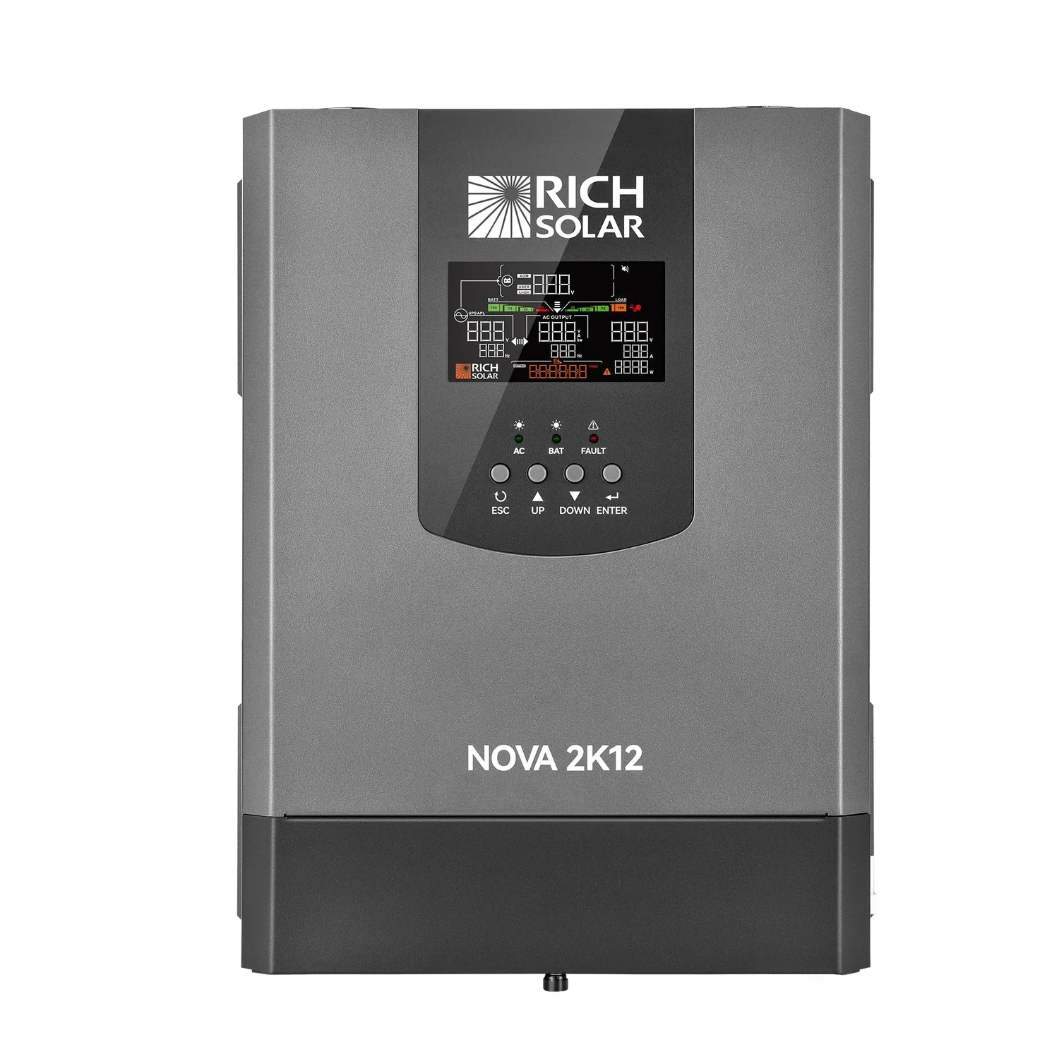 Rich Solar NOVA 2K12 2000W 12V Pure Sine Wave Inverter with Built-in Transfer Switch - Image 3