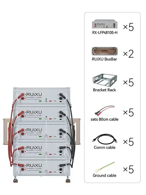 RUiXU Battery Optional Installation Method - Bracket Rack - Flexibility & Stackable - Image 4