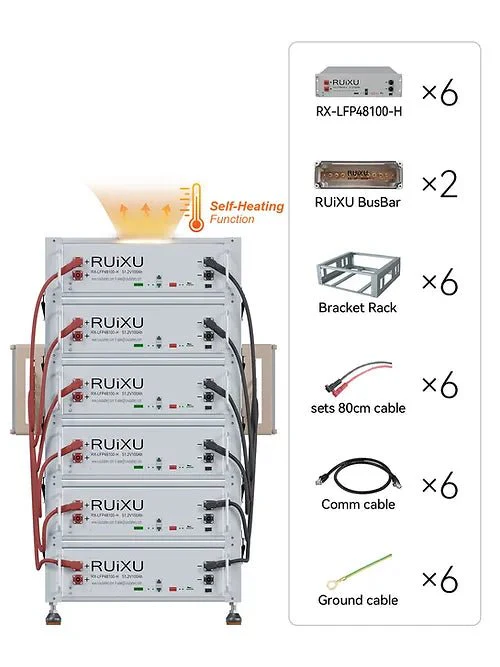 RUiXU Self-Heating Battery Optional Installation Method - Bracket Rack - Image 5