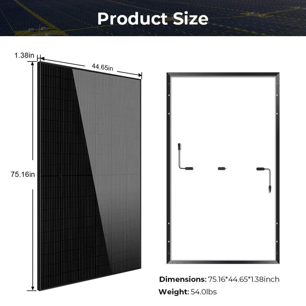 SunGoldPower 440W Monocrystalline Black PERC Solar Panel - Image 6