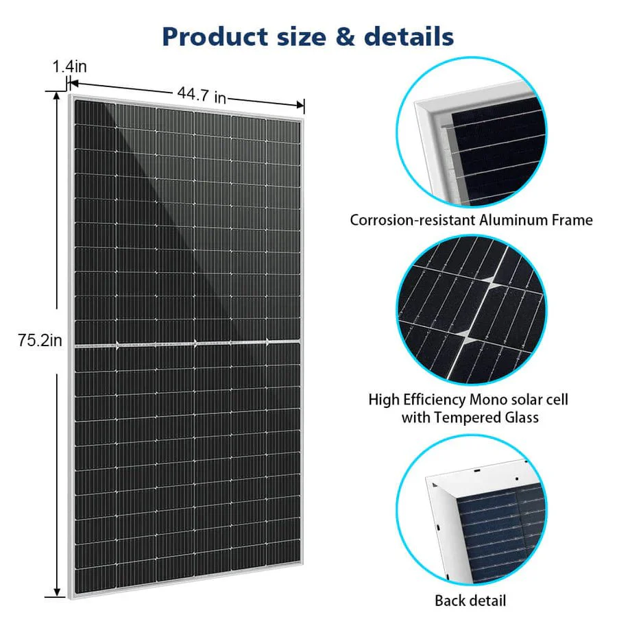 SunGoldPower 460W Bifacial PERC Monocrystalline Solar Panel - Image 14