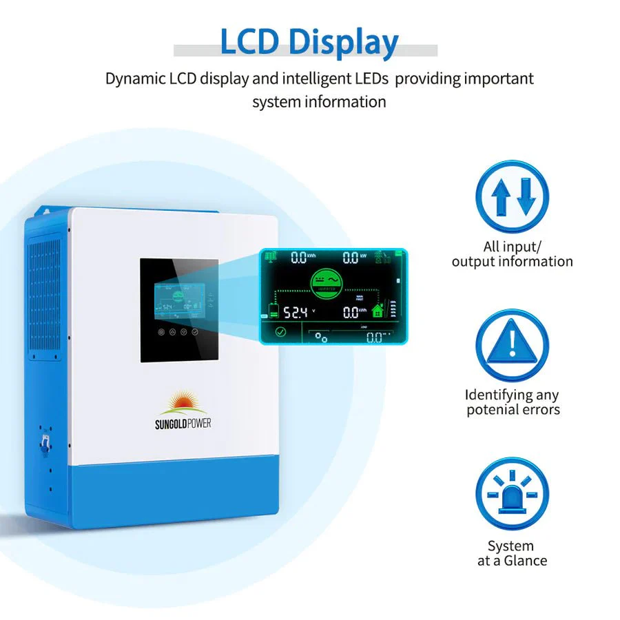 SunGoldPower 5000W 48V Solar Charger Inverter - Image 3