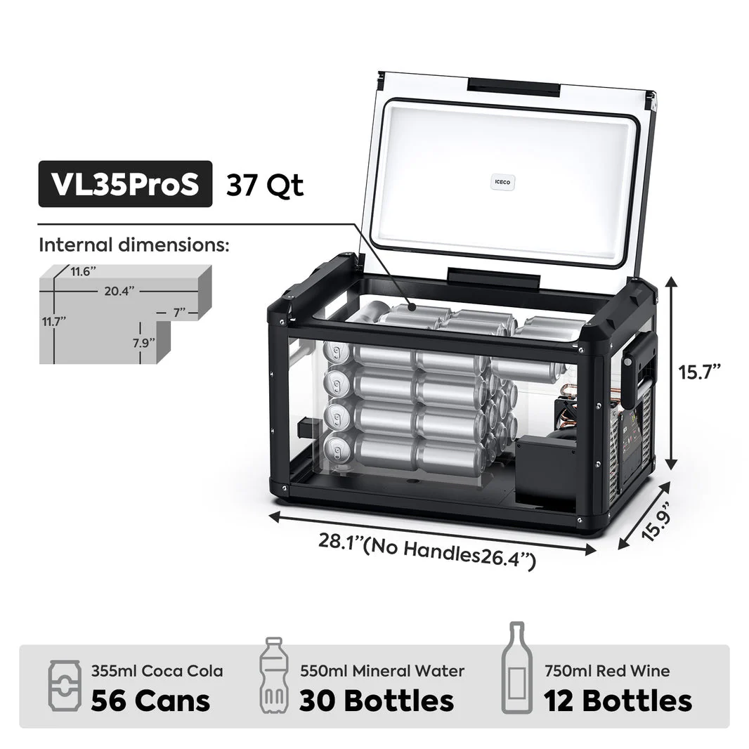 ICECO VL35ProS 35L Single Zone Portable Fridge Freezer - Image 4