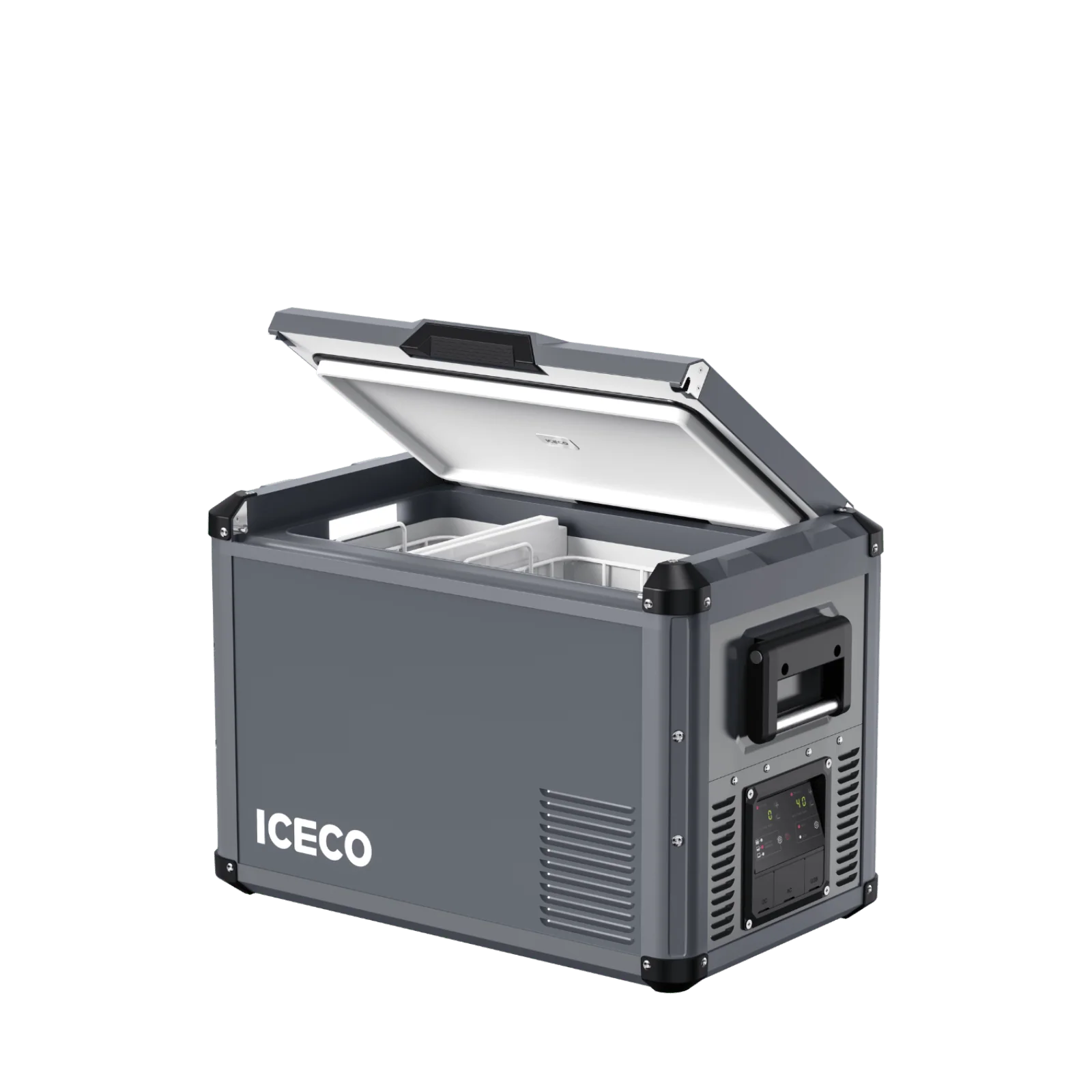 ICECO VL45ProD Dual Zone Portable Freezer Gray - Image 2