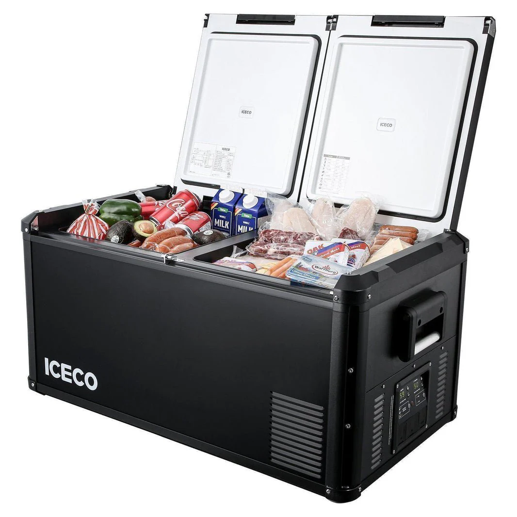 ICECO VL90ProD 90L Dual Zone RV 12V Fridge Plug in Cooler - Image 3
